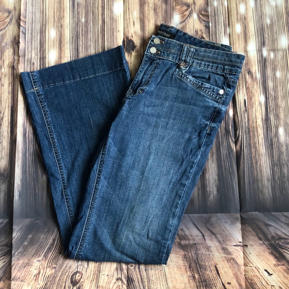 White House Black Market Trouser Leg Jeans